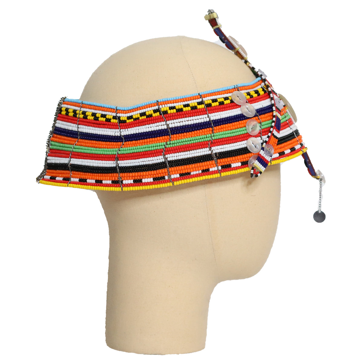 Multi-Colored Maasai Headdress-1