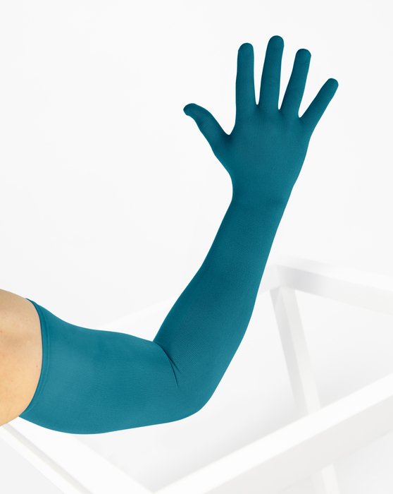 Seamless Gloves Armsocks - Teal-0
