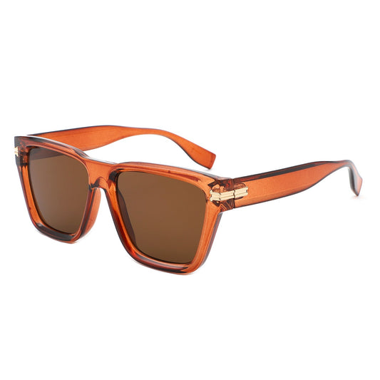 Kaflil - Chic Tinted Square Women's Fashion Sunglasses-0